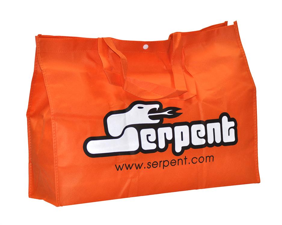 Serpent shopping bag orange