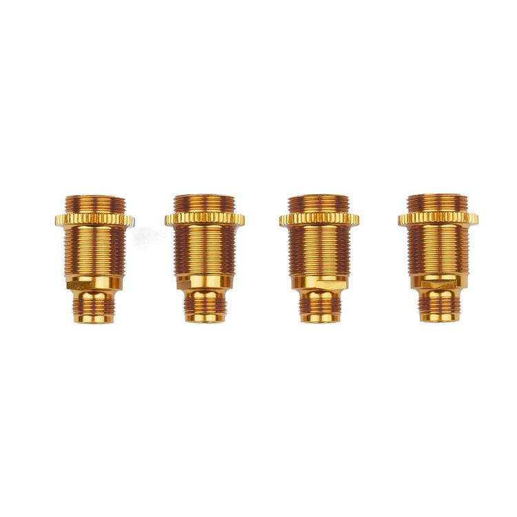 6x6 Aluminum Shock Bodies, Gold 6x6 Aluminum Shock Bodies, Gold