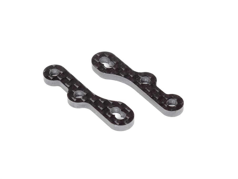 REAR LOWER ARM PLATE OUTSIDE (CARBON) 2pcs