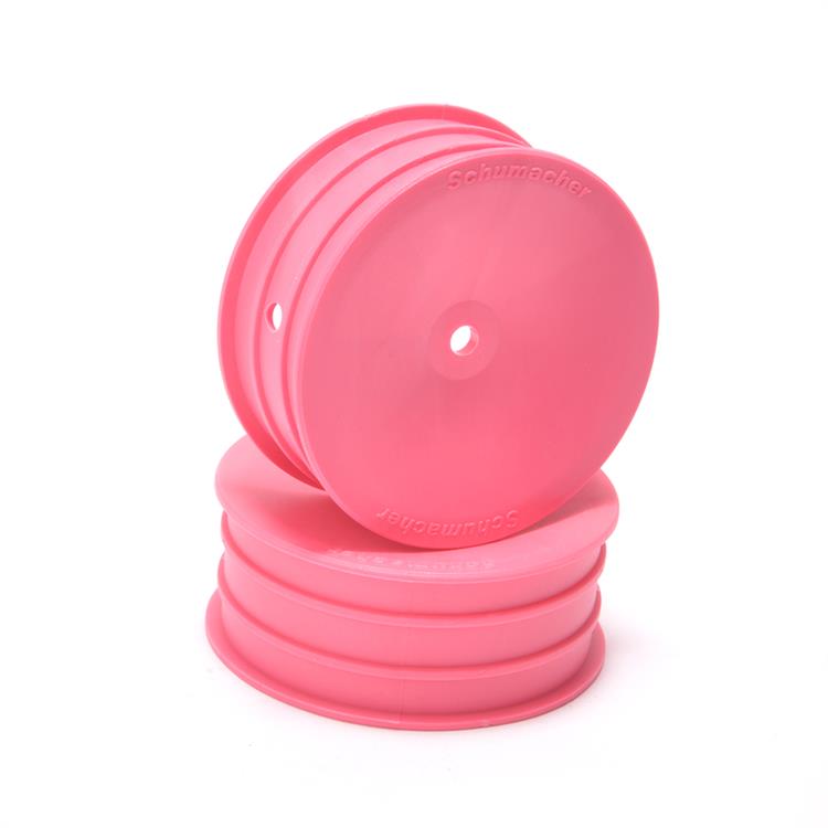 Wheel; Hex Front - Pink - 2WD - pr