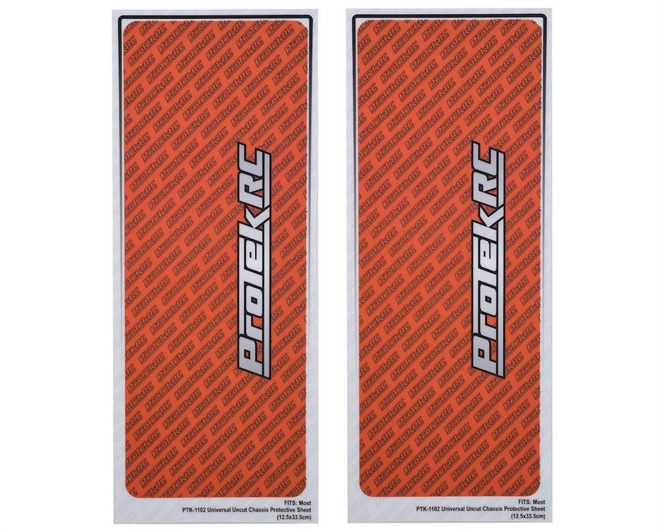 ProTek RC Universal Chassis Protective Sheet (Orange) (2)