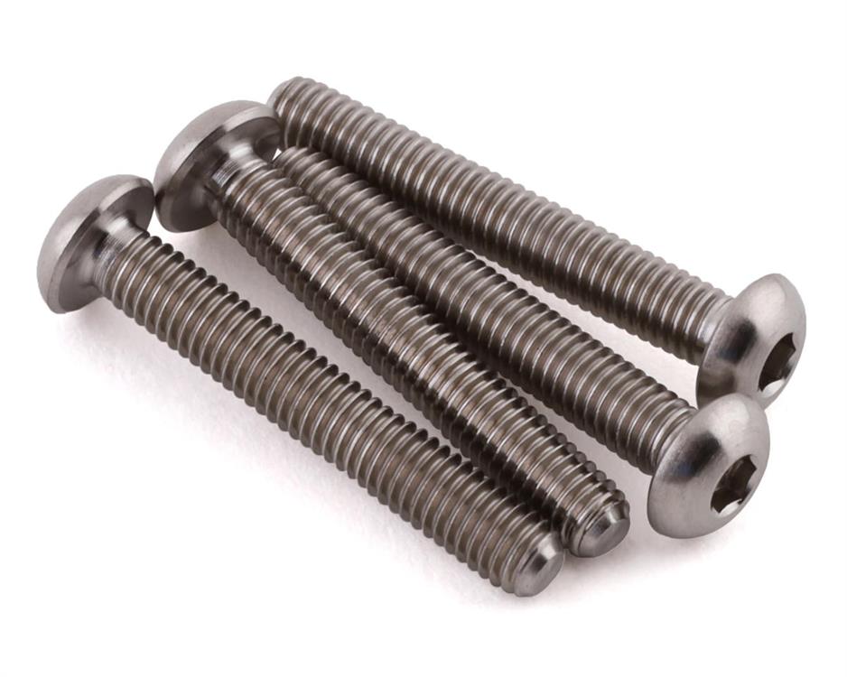 3x20mm "Grade 5" Titanium Button Head Hex Screw