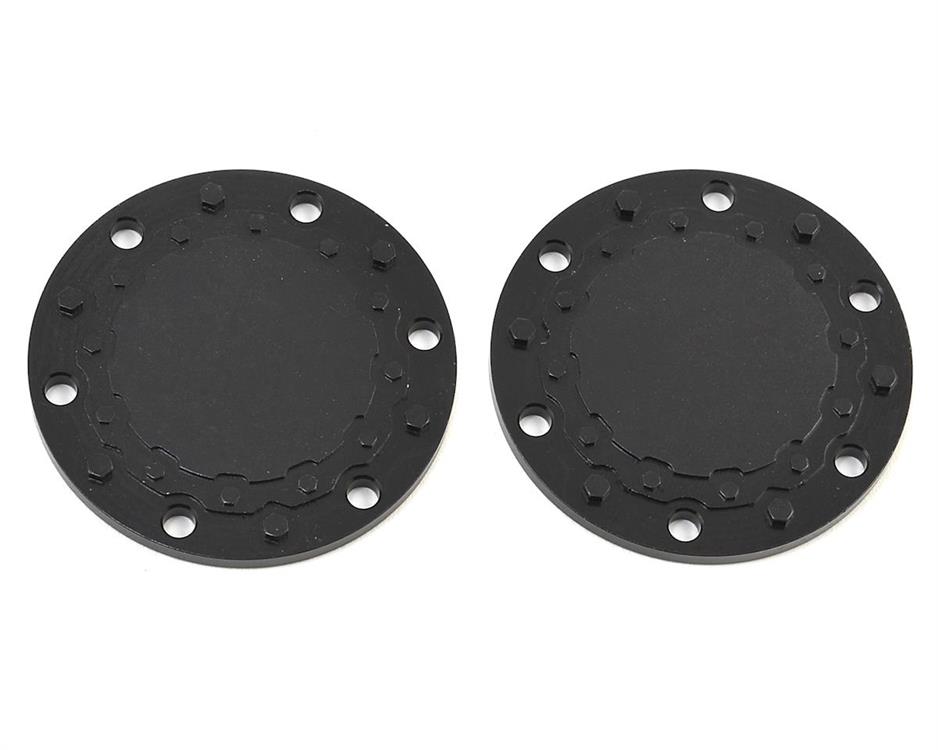 JConcepts Aluminum Tribute Wheel Planetary Cap (Black) (2)