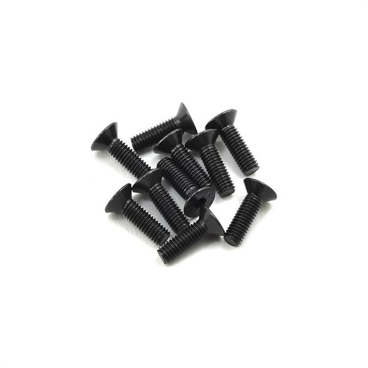 M3X14MM FLAT HEAD SCREWS 10PCS