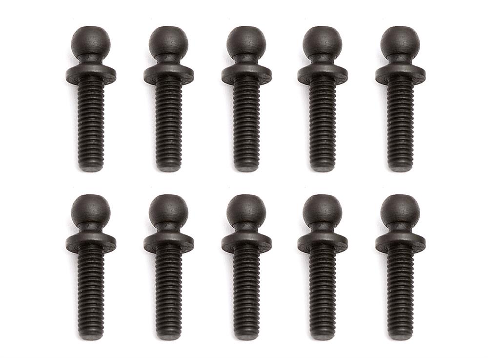 Ballstuds, 10 mm, short neck