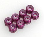 SPEED PACK - M3 Nyloc Nut - Purple Alloy (pk8)