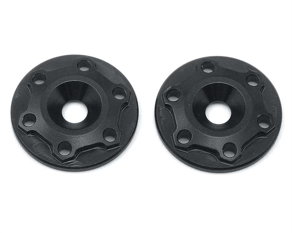 JConcepts Aluminum B6/B6D "Finnisher" Wing Buttons (Black) (2)