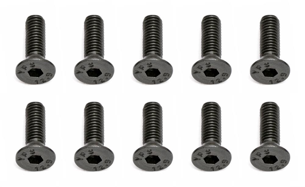 Screws, M3x10 mm FHCS