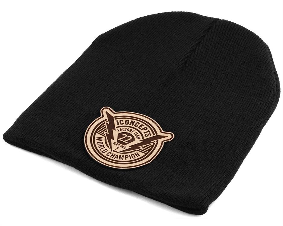 JConcepts "Forward Pursuit" 2022 Beanie (Black) (One Size Fits Most)