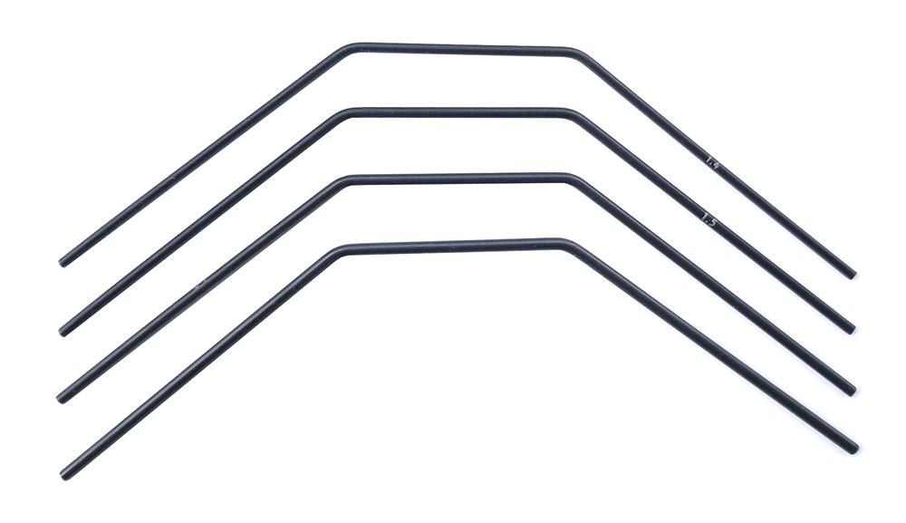 RC10B74.1 Anti-roll Bar Set, 1.4-1.7mm