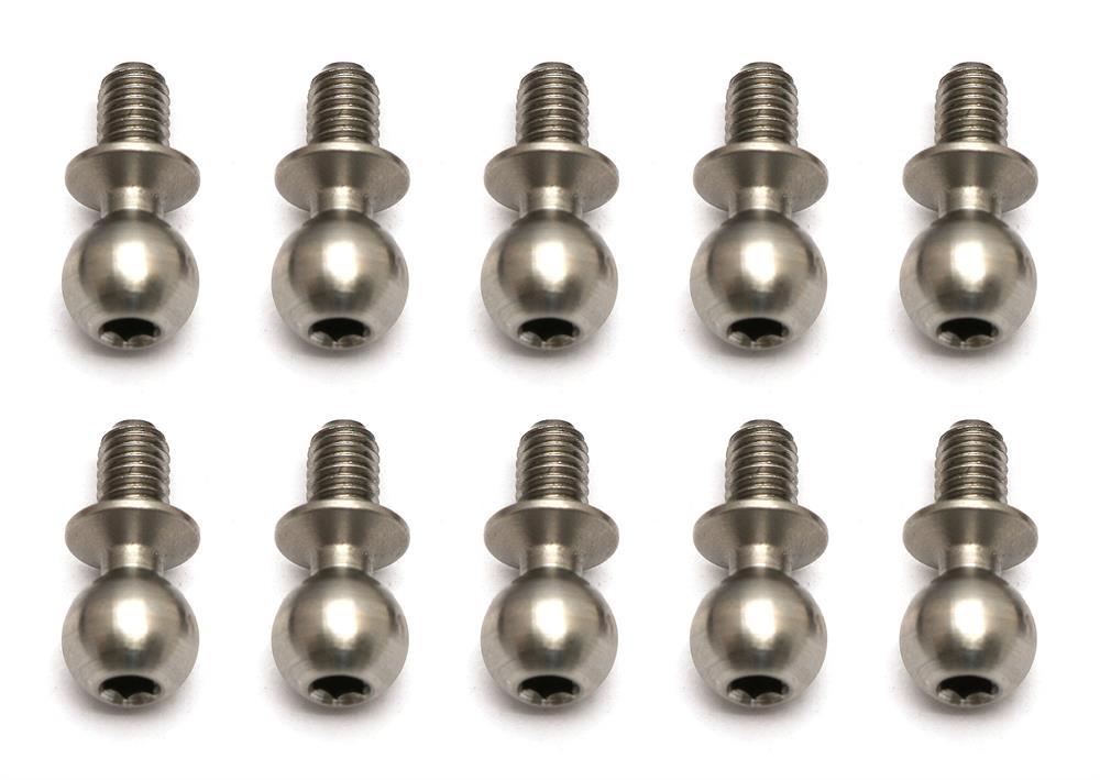 Heavy-Duty Ballstuds, 4 mm, long neck