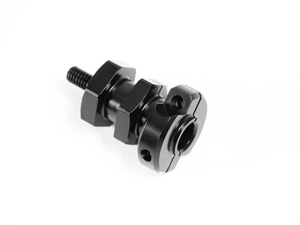 ALU WHEEL HUB, LEFT (Black)