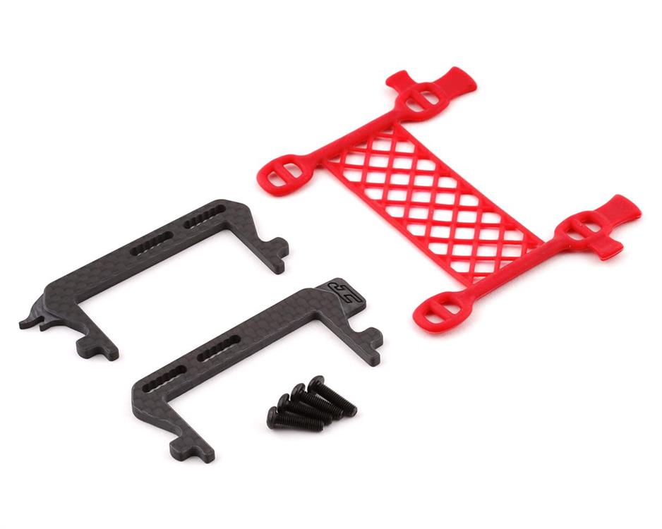 JConcepts B6.2 Cargo Net Battery Brace (Red)