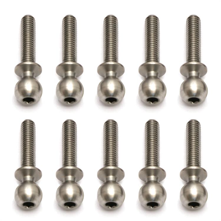 Heavy-duty Ballstuds, 12 mm, long neck