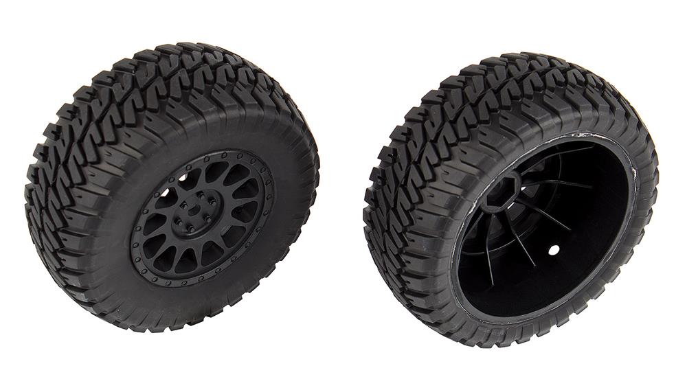 Multi-terrain Tires and Method Wheels, mounted