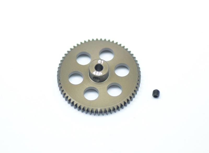 Motor-pinion alu hard 48P / 61T