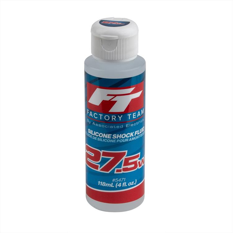 FT Silicone Shock Fluid, 27.5wt (313 cSt), 4oz.