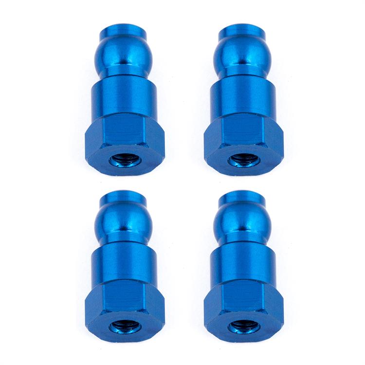 Shock Bushings, 14 mm, blue aluminum