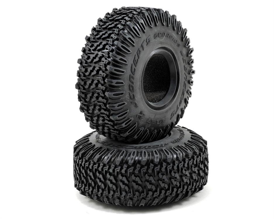 JConcepts Scorpios 1.9" All Terrain Tires (2) (Green)