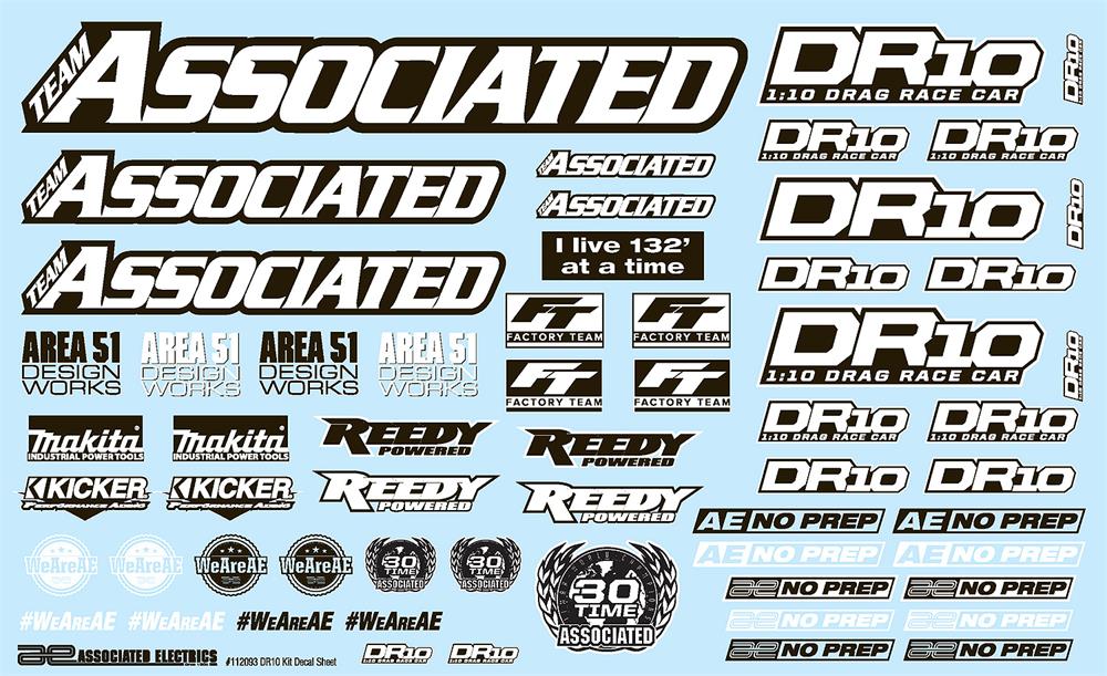 DR10 Decal Sheet