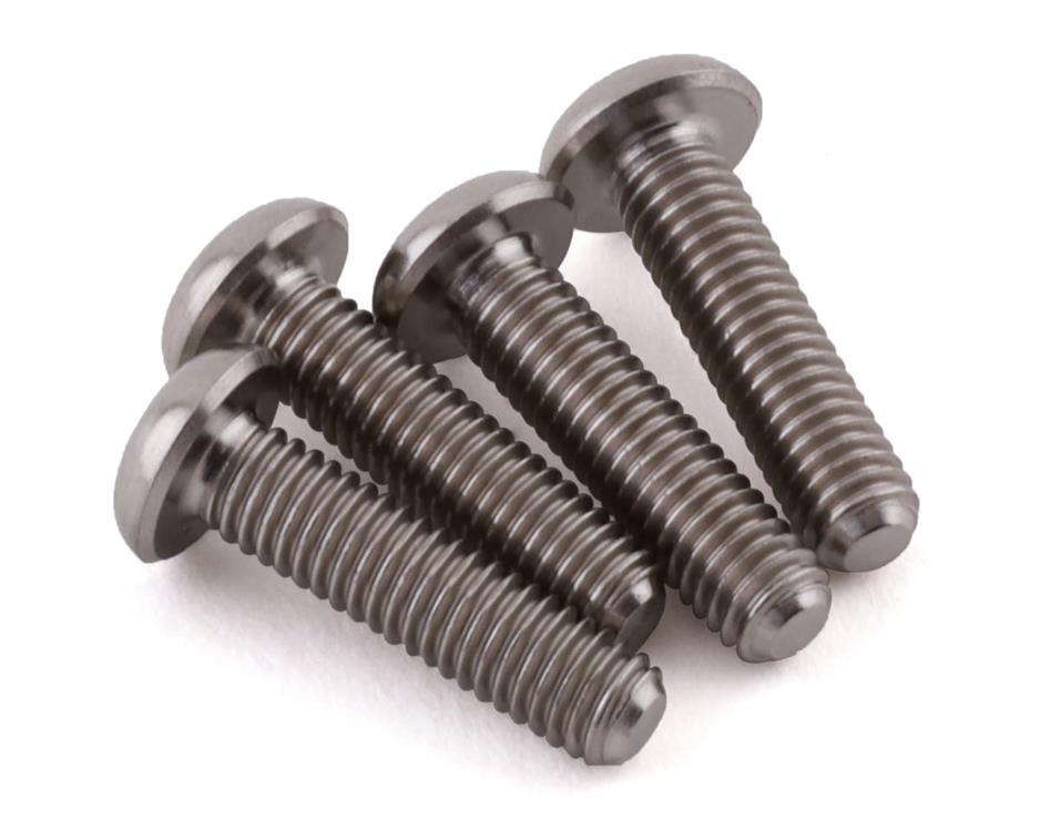 3x12mm "Grade 5" Titanium Button Head Hex Screw