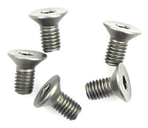 Titanium Csk Hex Screws M3 x 6 pk10