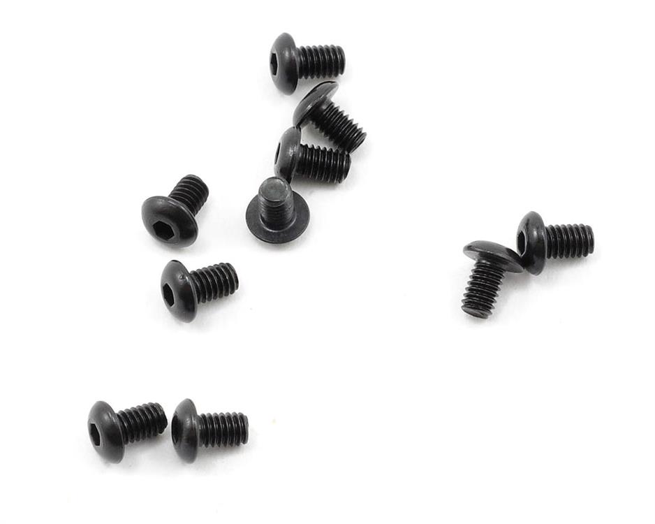 ProTek RC 2.5x4mm "High Strength" Button Head Screws (10)