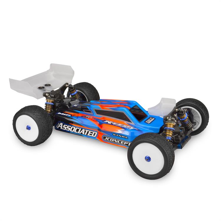 kaross "F2" för Team Associated B64 / B64D med / Aero bakvinge (olackad)