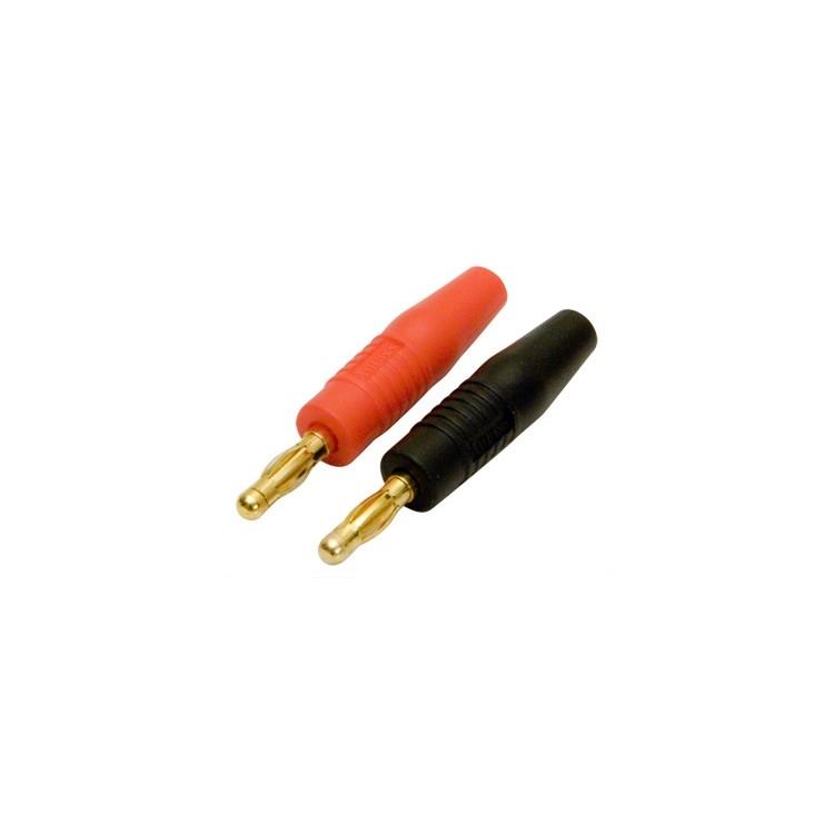 Banana Plug 4mm gold plated Pair