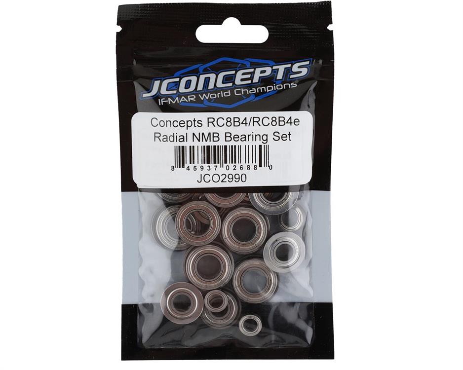 JConcepts Team Associated RC8B4/RC8B4e Radial NMB Bearing Set (26)