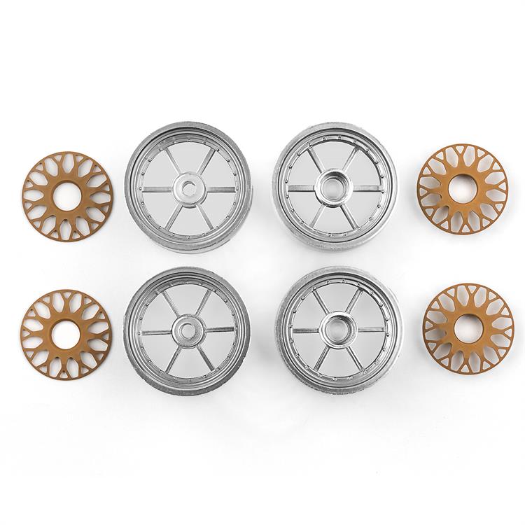 RC10DS Wheels, front and rear