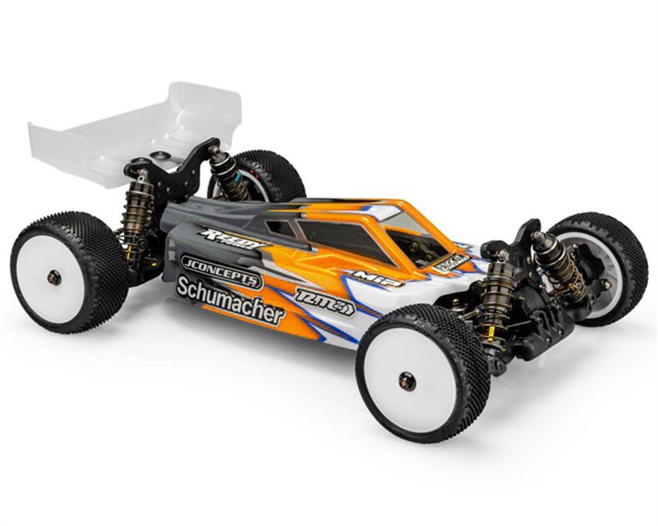 JConcepts Schumacher Cat L1R "S2" 1/10 Buggy Body w/Carpet Wing (Clear)