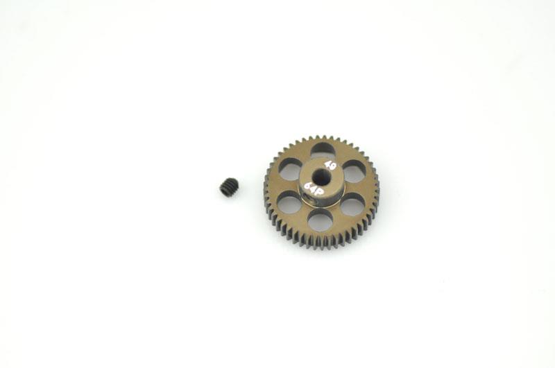 Motor-pinion alu hard ï¿½64P / 49T