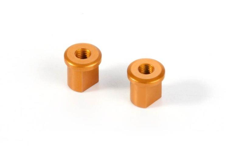 Bussning Alu Excentrisk 0.0mm Orange (2)