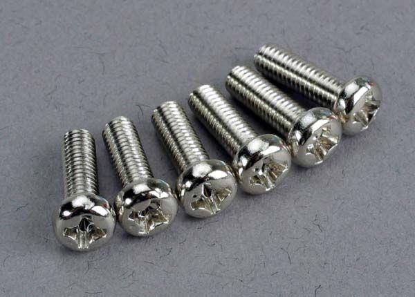 Screws M3x10mm Roundhead (6)*