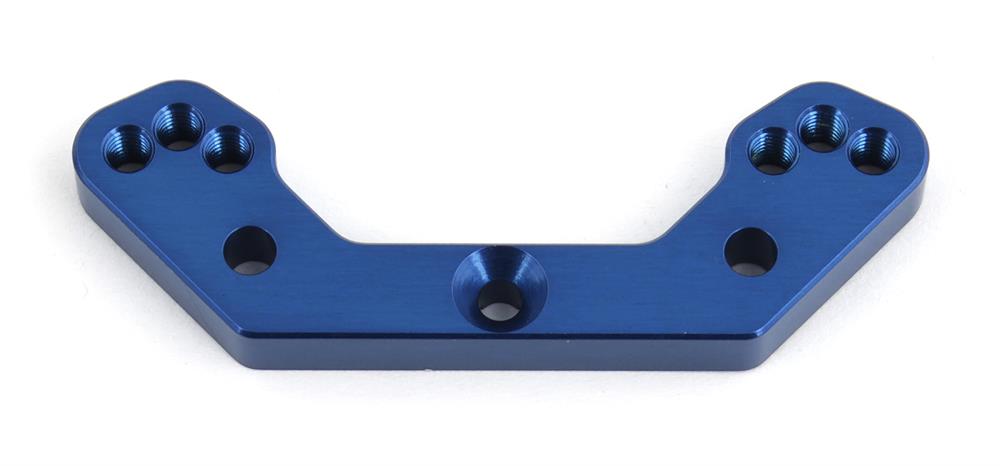 RC10B6.1 Rear Ballstud Mount, blue aluminum