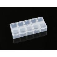 10-Compartment Parts Box (132 X 58 X 20mm)