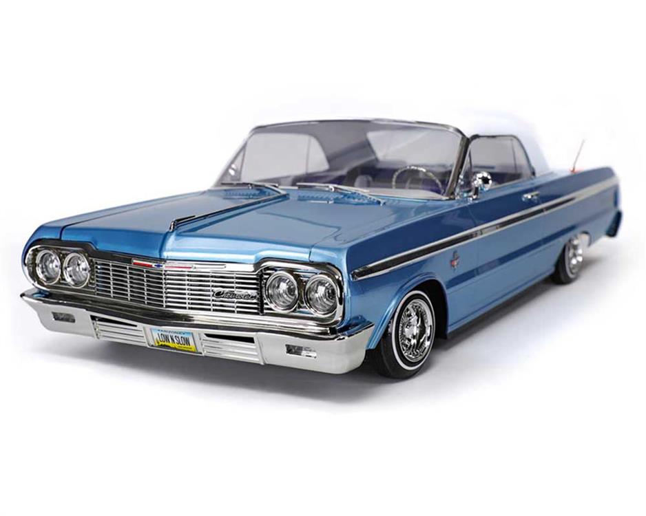 Redcat SixtyFour Chevrolet Impala 1/10 RTR Scale Hopping Lowrider (Blue/White)