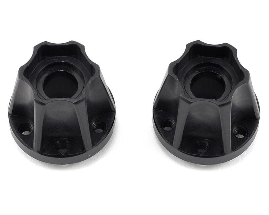 Vanquish Products SLW 725 Hex Hub Set (Black) (2) (0.725" Width)