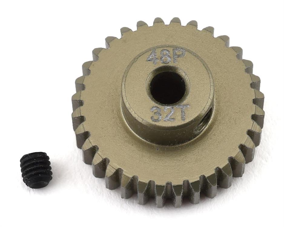 ProTek RC 48P Lightweight Hard Anodized Aluminum Pinion Gear (3.17mm Bore) (32T)