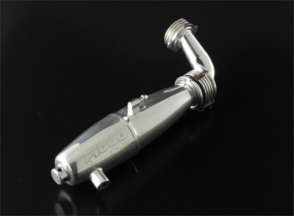 COMPLETE 1/10 TOURING IN-LINE POLISHED EXHAUST KIT EFRA 2681 COMPLETE 1/10 TOURING IN-LINE POLISHED EXHAUST KIT EFRA 2681