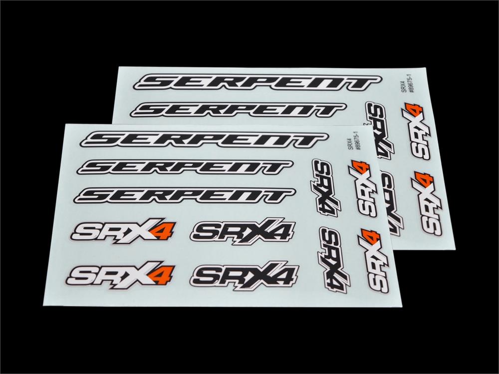 Decal sheet (2) SRX4 Gen3