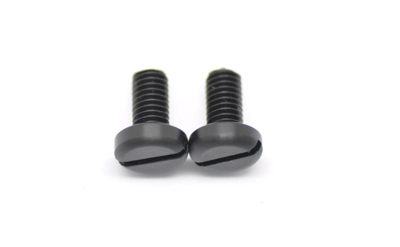 Screw M6x12 nylon black  (2)