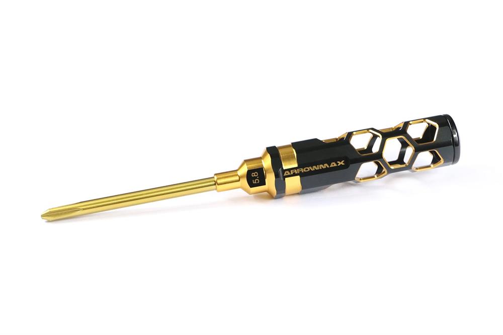 Phillips Screwdriver 5.8 X 100mm Black Golden