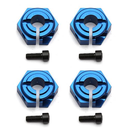 FT Blue Aluminum Clamping Hex Drives, with screws