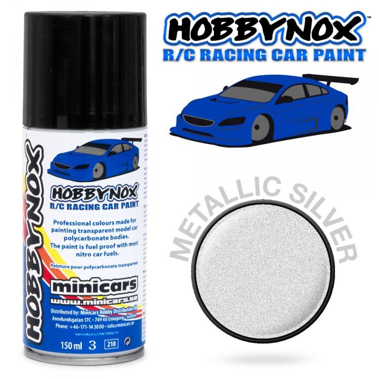 Metallic Silver R/C Racing Spray Paint 150 ml