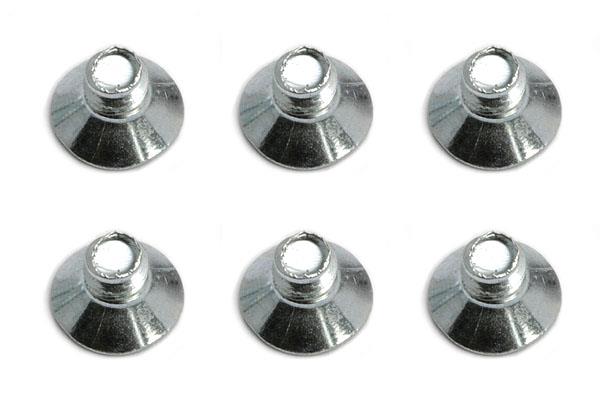 Screws, 6-32 x 3/16 in FHPS, silver