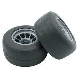 Sweep 1/10 Formula1 Rear premount tires Soft (2 tires with inserts and wheels )