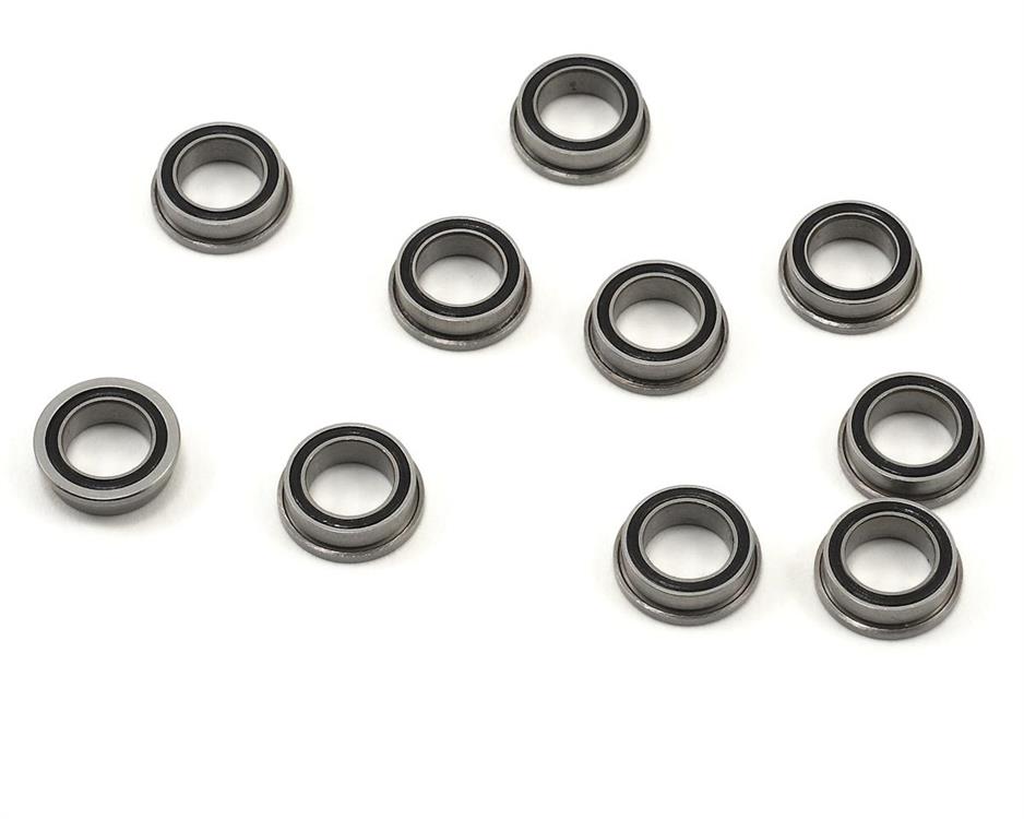 ProTek RC 1/4x3/8x1/8" Rubber Shielded Flanged "Speed" Bearing (10)