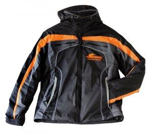 Winter jacket Serpent black-orange hooded (L)